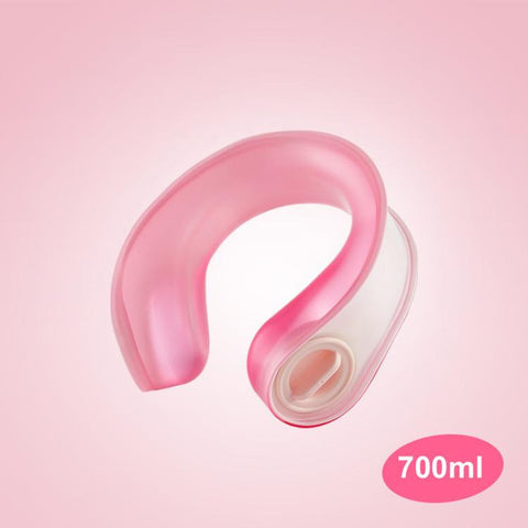 Wearable Neck Cooling Wrap Reusable Soft PVC Neck Ice Pack Refillable Hands-Free Cold Collar for Instant Relief