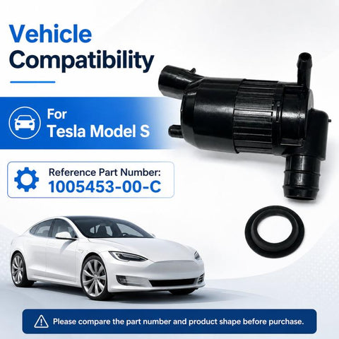 For 2012-2021 Tesla Model S Windshield Washer Pump Motor 1005453-00-C, 1005453-00-C