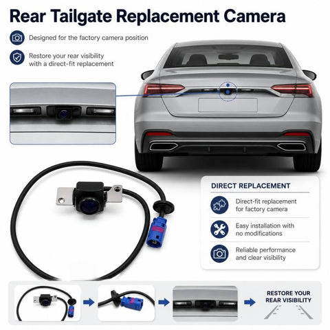 For Tesla Model S/X Rearview Camera 1061269-00-C, 1061269-00-C