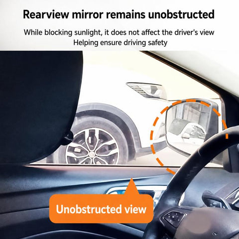 Titanium Silver Car Sunshade For Summer Suction-Cup Window Sunshade, Titanium Silver Car Sunshade