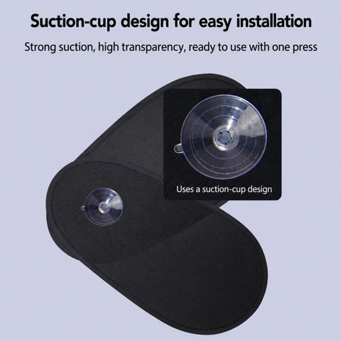 Adjustable Suction Cup Car Window Sun Shade, Summer UV Protection & Heat Insulation Curtain, Adjustable Sun Shade