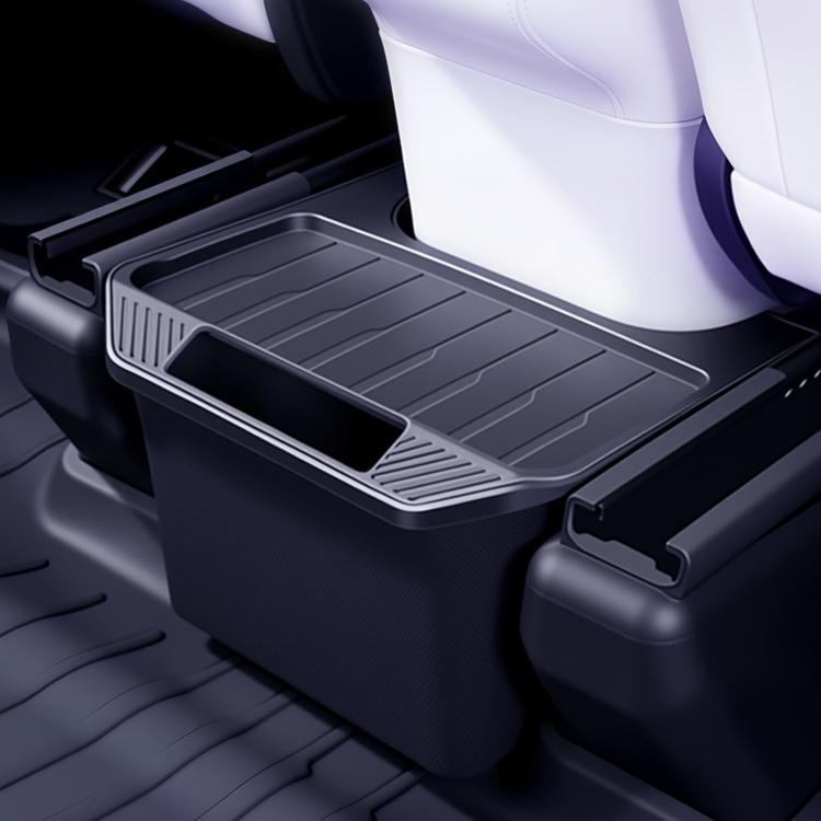 For Tesla Model Y 2022-2024 Car Trash Can Rear Seat Storage Box, Rear Seat Storage Box