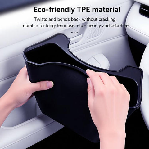 For Tesla Model Y 2022-2024 Car Trash Can Rear Seat Storage Box, Rear Seat Storage Box