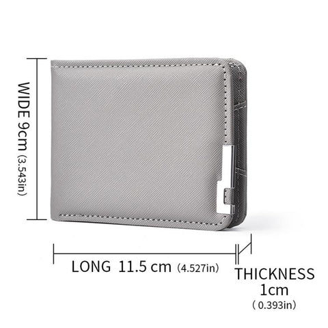 K3323 Men Short Multi-Card Slot Wallet Portable Slim & Minimalist Card Holder