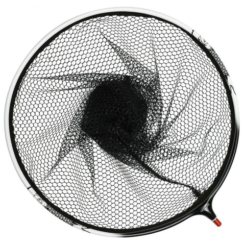 LINNHUE Titanium Alloy Fishing Landing Net Head Rubber Coated Snagless Mesh Dip Net Replacement, 30cm Fine Mesh, 35cm Fine Mesh, 35cm Light Fine Mesh, 40cm Coarse Mesh, 45cm Coarse Mesh