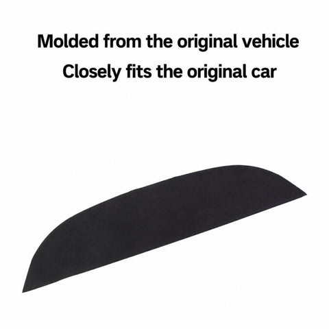For Tesla Model Y / Y L 2025-2026 Dashboard Sun Shade Mat Suede Anti-UV Heat Insulation Dash Cover, Dashboard Sun Shade Mat