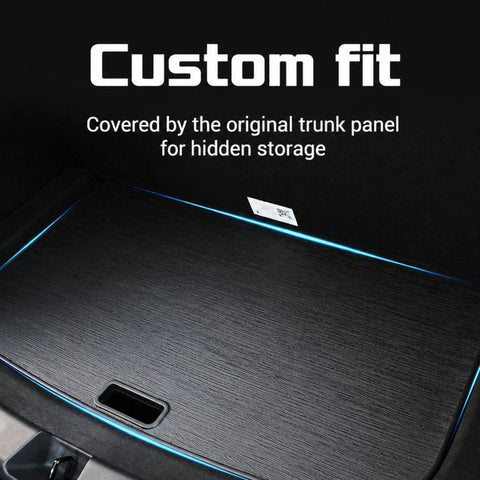 For Tesla Model Y 2021-2025 Trunk Small Table Board Foldable Portable Car Camping Tabletop, Table+2 Chairs