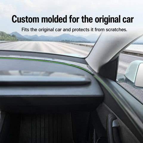 For Tesla Model Y / Y L Car Front Windshield Ambient Light Decorative Trim Strip