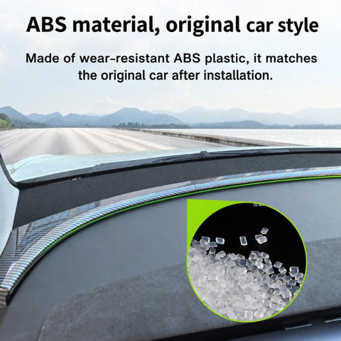For Tesla Model Y / Y L Car Front Windshield Ambient Light Decorative Trim Strip