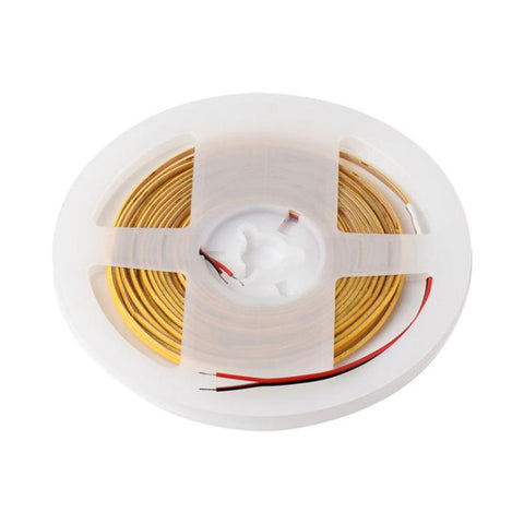 Waveshare 4000K DC 12V 5m 480 LEDs/m Single-Color COB Soft Light Strip No Light Spots Supports Free Cutting, 2mm Width, 4mm Width