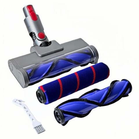 Cleaner Head For Dyson V7 V8 V10 V11 V15 Anti-Tangle V-Shaped Brush & Soft Roller Kit, 4 In 1 Set, 3 In 1 Set