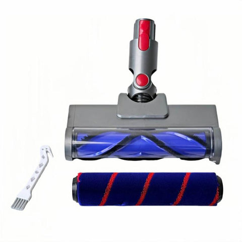 Cleaner Head For Dyson V7 V8 V10 V11 V15 Anti-Tangle V-Shaped Brush & Soft Roller Kit, 4 In 1 Set, 3 In 1 Set