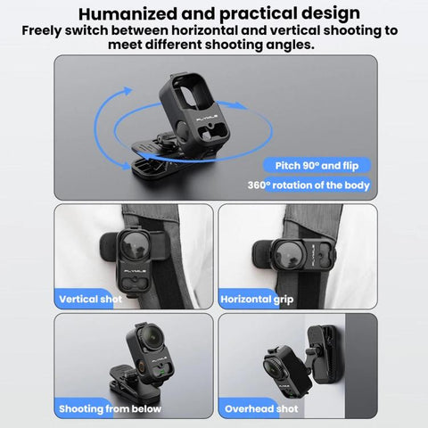 For DJI Osmo Nano Flymile Magnetic Backpack Strap Clip