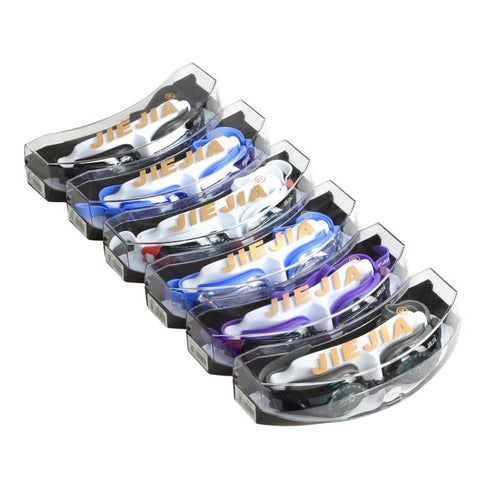 JIEJIA High-Definition Plain Waterproof Anti-fog Swimming Goggles