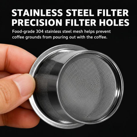 Single-Needle K Cups For Keurig 1.0 & 2.0 Stainless Steel Refillable Coffee Filter Pod, 1 Pack, 6 Packs