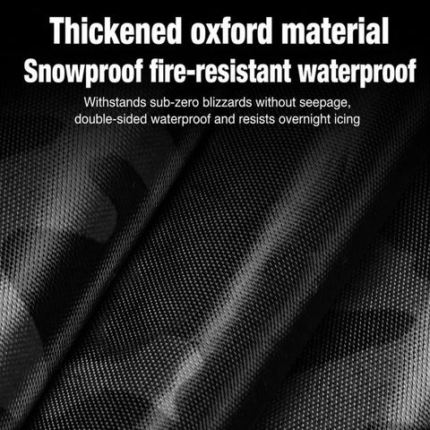 Camouflage Thickened Windproof Car Snow Shield Magnetic Windshield Snow & Sun Cover, Large, Small