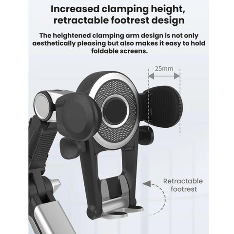 Car Suction Cup Rotating Phone Holder With Parking Sign, With Parking Sign