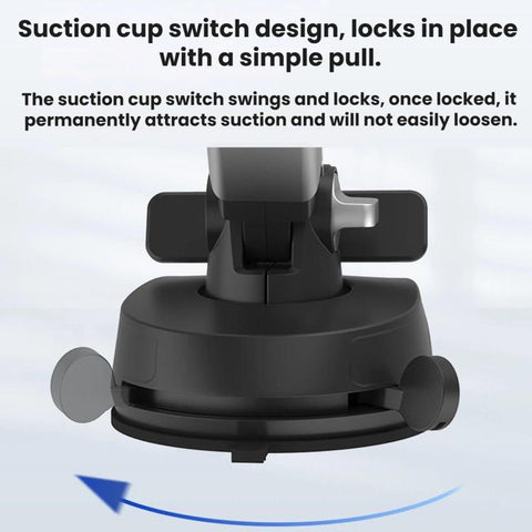 Car Suction Cup Rotating Phone Holder With Parking Sign, With Parking Sign