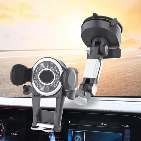 Car Suction Cup Rotating Phone Holder With Parking Sign, With Parking Sign