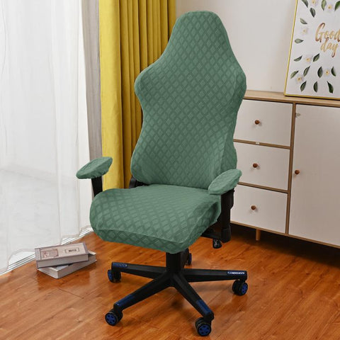 Stretch Gaming Chair Cover Diamond Computer Office Chair Slipcover