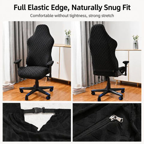 Stretch Gaming Chair Cover Diamond Computer Office Chair Slipcover