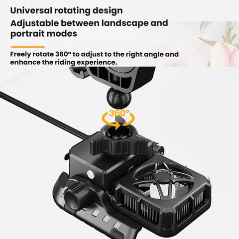 Motorcycle Semiconductor Cooling Mobile Phone Live Streaming Heat Sink Bracket, Handlebars