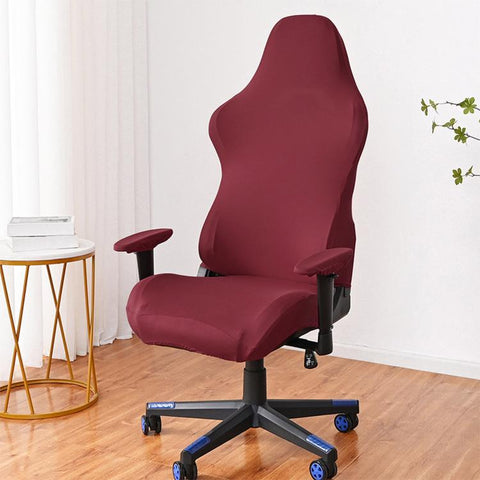 Stretch Gaming Chair Cover Elastic Computer Office Desk Chair Slipcover With Armrest Covers