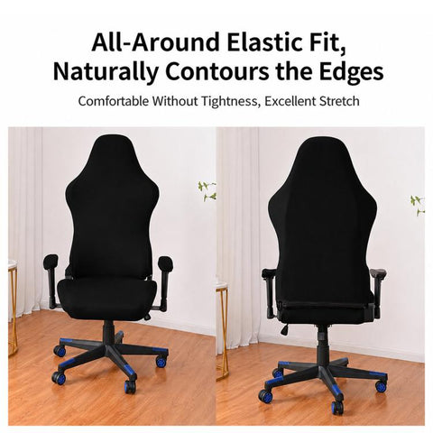 Stretch Gaming Chair Cover Elastic Computer Office Desk Chair Slipcover With Armrest Covers