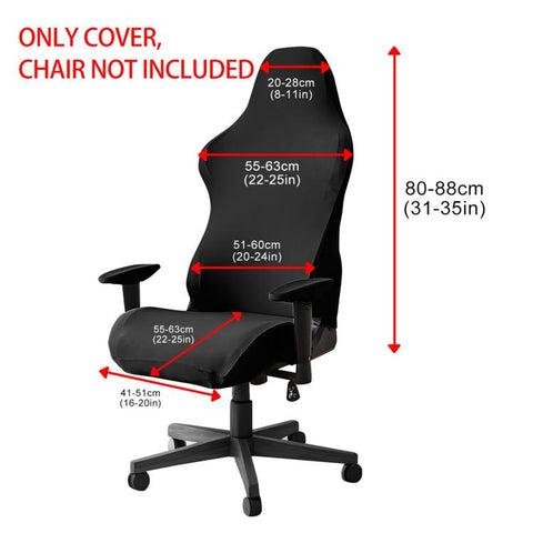 Stretch Gaming Chair Cover Elastic Computer Office Desk Chair Slipcover With Armrest Covers