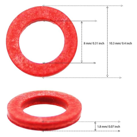 For Yamaha Outboard Motor Oil Drain Screw Gasket 90430-08020 / 90430-08021-00, 90430-08020
