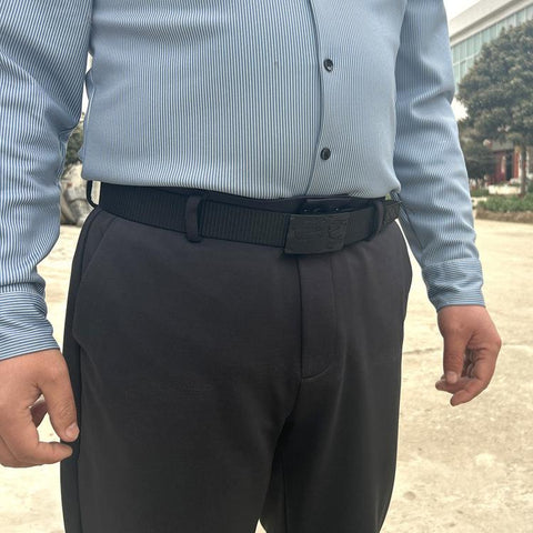 Automatic Buckle Belt Men Outdoor Nylon Belt, 105cm, 115cm, 125cm
