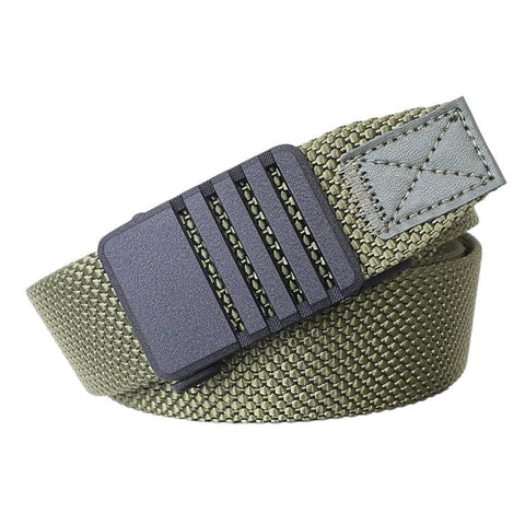Automatic Buckle Nylon Belt Men Belt For Business Casual Denim Wear, 105cm, 115cm, 125cm