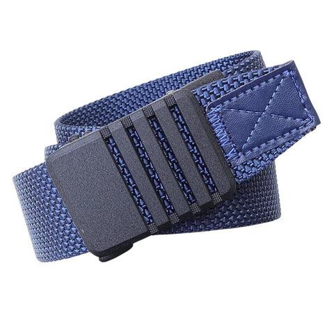 Automatic Buckle Nylon Belt Men Belt For Business Casual Denim Wear, 105cm, 115cm, 125cm
