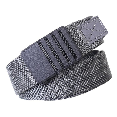 Automatic Buckle Nylon Belt Men Belt For Business Casual Denim Wear, 105cm, 115cm, 125cm