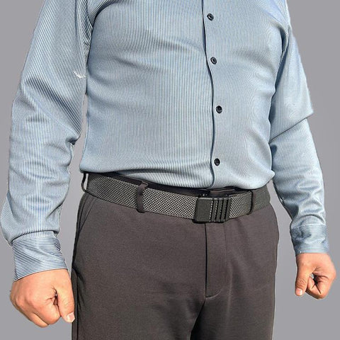 Automatic Buckle Nylon Belt Men Belt For Business Casual Denim Wear, 105cm, 115cm, 125cm