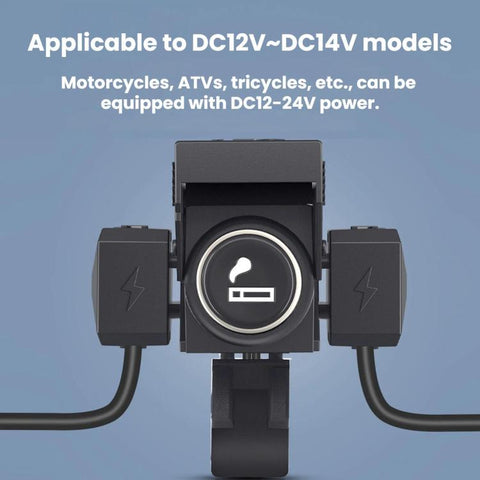 Motorcycle Mobile Phone QC3.0 Waterproof PD Fast Charging USB Charger