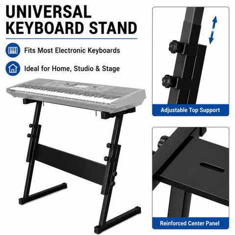 Z-Type Thickened Universal Keyboard Stand Adjustable Home Piano Support Rack
