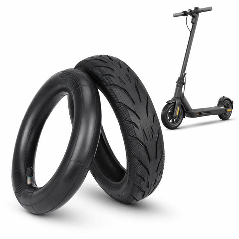 10x2.125 Electric Scooter Pneumatic Tire For Segway Ninebot F20 F25 F30 F40, For Segway Ninebot F20 F25 F30 F40 Inner Tube Only, For Segway Ninebot F20 F25 F30 F40 Outer Tire Only, For Segway Ninebot F20 F25 F30 F40 Inner + Outer Tire Set