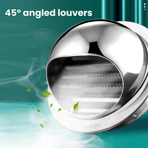 Stainless Steel Range Hood Exhaust Pipe Vent Exterior Wall Rainproof Cover, 50# Polished Thickened, 60# Polished Thickened, 70# Polished Thickened, 80# Polished Thickened, 90# Polished Thickened, 100# Polished Thickened, 110# Polished Thickened        ...