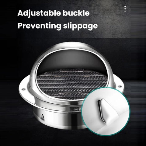 Stainless Steel Range Hood Exhaust Pipe Vent Exterior Wall Rainproof Cover, 50# Polished Thickened, 60# Polished Thickened, 70# Polished Thickened, 80# Polished Thickened, 90# Polished Thickened, 100# Polished Thickened, 110# Polished Thickened        ...