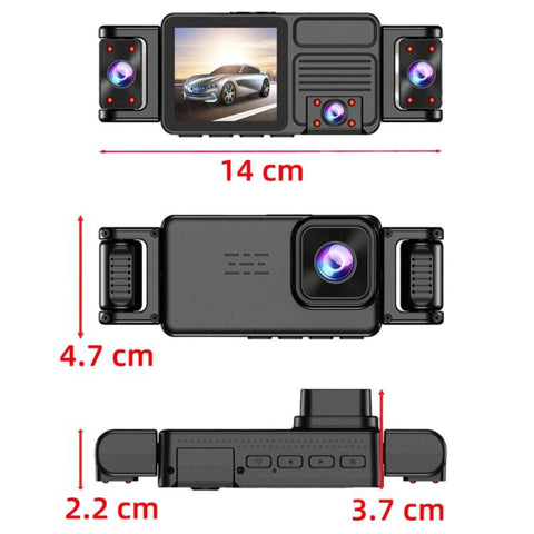 A52 2K HD Infrared Night Vision Dash Cam WIFI Connected Vehicle Camera, Front+Left+Inner+Right, Front+Left+Inner+Right+Rear