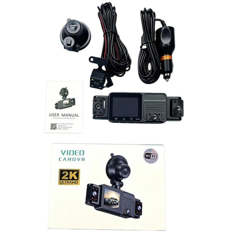 A52 2K HD Infrared Night Vision Dash Cam WIFI Connected Vehicle Camera, Front+Left+Inner+Right, Front+Left+Inner+Right+Rear
