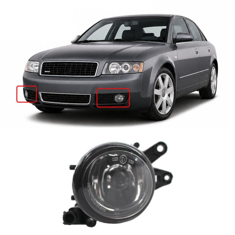 For 2000-2005 Audi A4 / RS4 Fog Lights 8E0941700 / 8E0941699, Left, Right