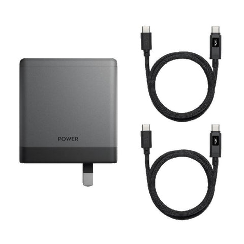 Original 140W GaN Charger For DJI Power, CN Plug, Charger Only, With USB-C Cable, With 2 USB-C Cables