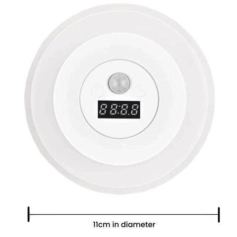 DMS-A2501 Smart Remote Control Clock Wall Lamp Motion Sensor Night Light For Bedroom Bedside, DMS-A2501