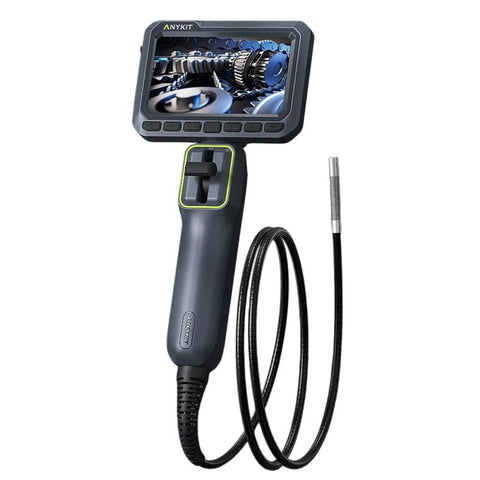 ANYKIT AD430 360-Degree Rotating Industrial Endoscope HD 4.3 inch Screen Pipe & Auto Inspection Borescope, AD430