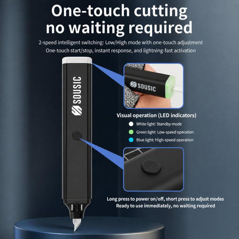 45W Handheld Ultrasonic Cutter Plastic Resin PCB Carbon Fiber Portable Cutting Tool, US Plug, SOUSIC 19-Piece Set Basic, SOUSIC 18-Piece Set Upgraded
