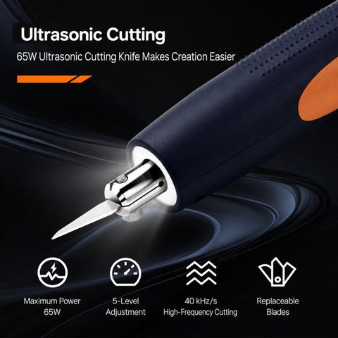 Handheld Ultrasonic Cutter Tool Kit For Plastic Sprue Deburring 3D Print Model Craft Carving, Chawke 8-Piece Set Basic, Chawke 14-Piece Set Upgraded