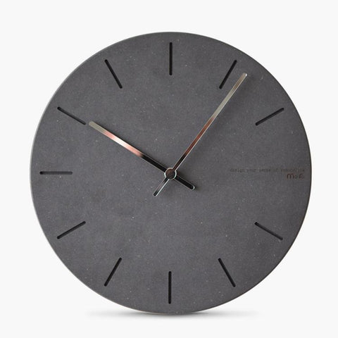 wozoom 12 inch Silent Wall Clock Minimalist Quartz Clock For Office Living Room