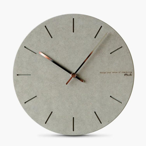 wozoom 12 inch Silent Wall Clock Minimalist Quartz Clock For Office Living Room